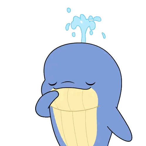 Whale Holding Heart
