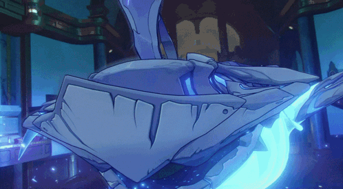 Whale With Blue Flame GIF