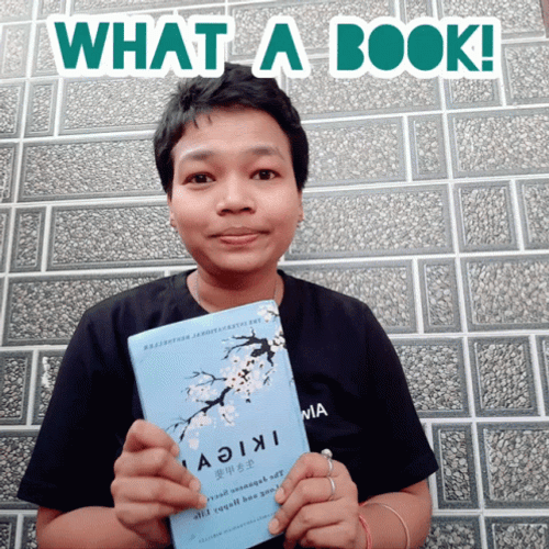 Guy Opening A Book Forcefully GIF