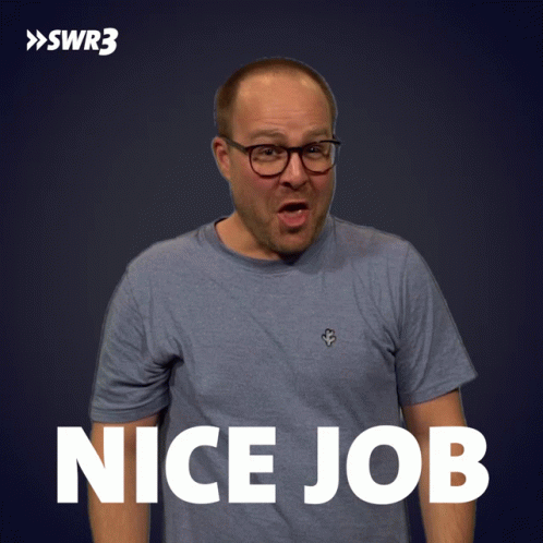 What A Great Nice Job GIF