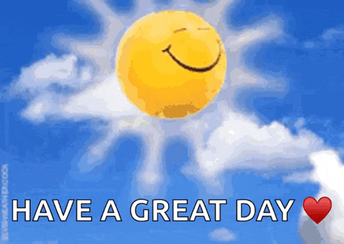 What A Sunny Day Gif GIF