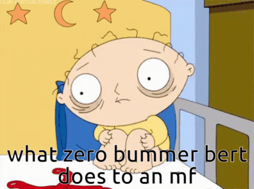 What A Zero Bummer Bert GIF