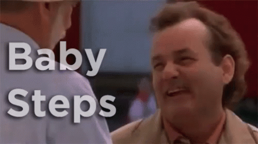 What About Bob Bill Murray Laughing Baby Steps GIF