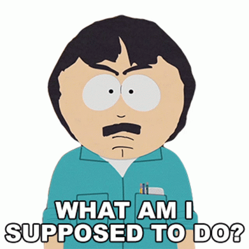 What Am I Supposed To Do Randy Marsh GIF