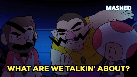 What Are We Talking About Wario GIF