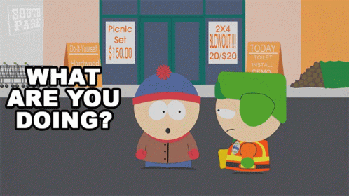 What Are You Doing Stan Marsh GIF