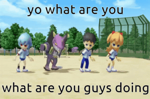 What Are You Doing Dancing Anime GIF