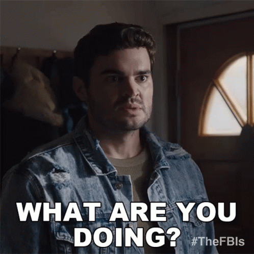 What Are You Doing Derek Mikula GIF
