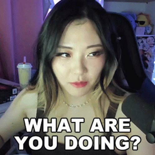 What Are You Doing Asian Youtuber GIF