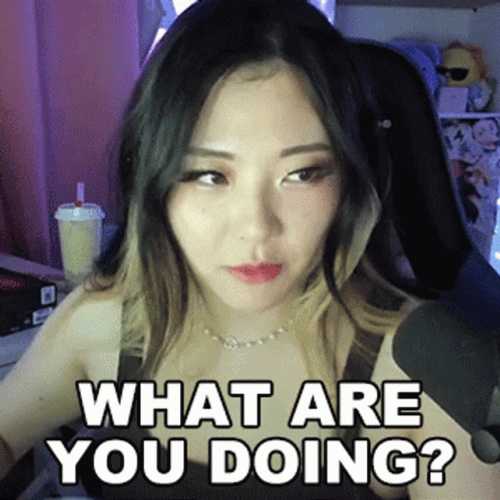 What Are You Doing Asian Youtuber GIF