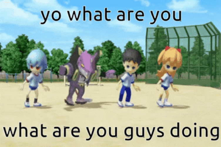 What Are You Doing Dancing Anime GIF