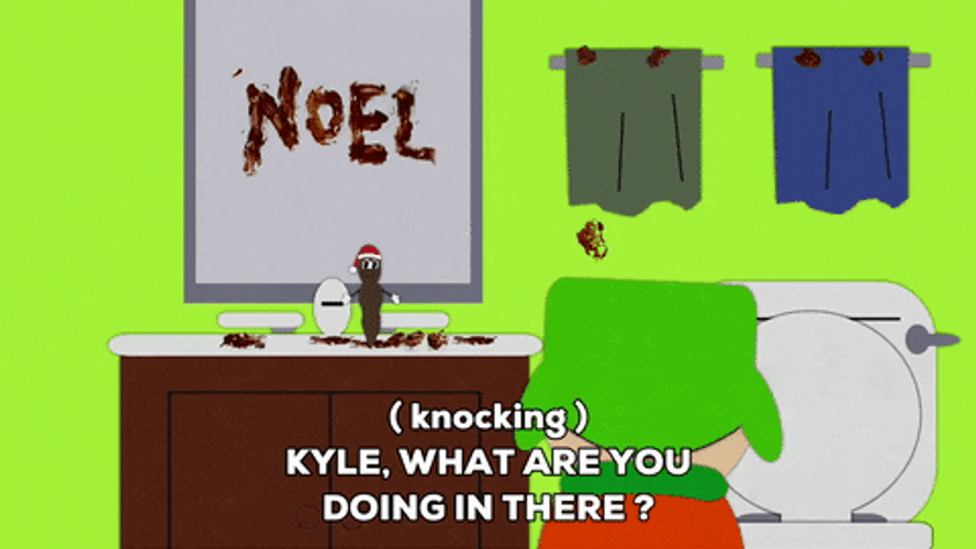 What Are You Doing Here Mr Hankey GIF