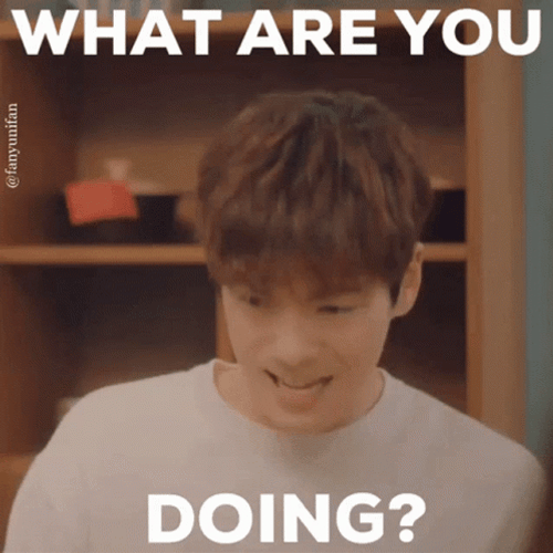 What Are You Doing Kim JungHyun GIF