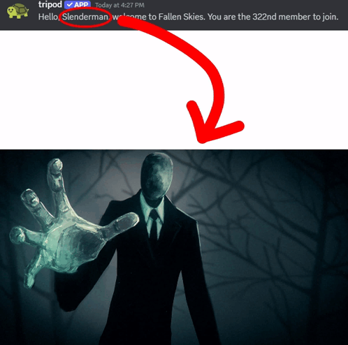 What Are You Doing Slenderman GIF