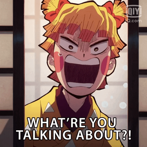 What Are You Talking About Funny Angry Anime GIF