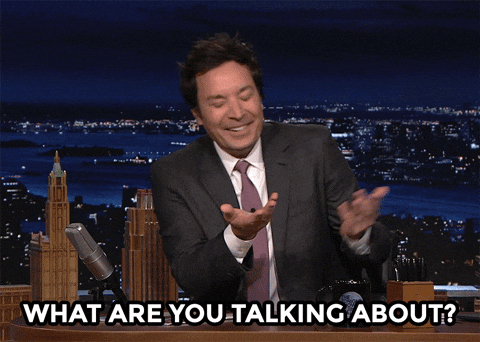 What Are You Talking About Jimmy Fallon GIF
