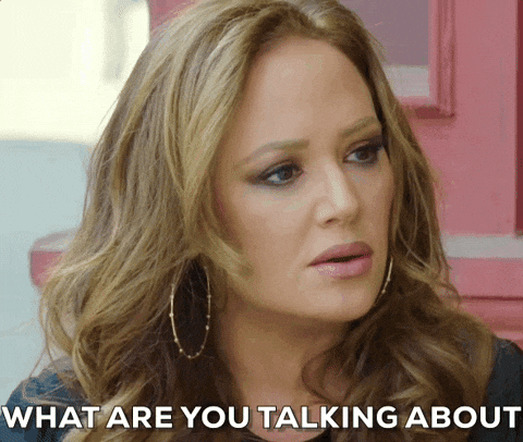 What Are You Talking About Leah Remini GIF