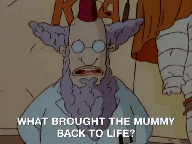 What Brought The Mummy Back To Life GIF