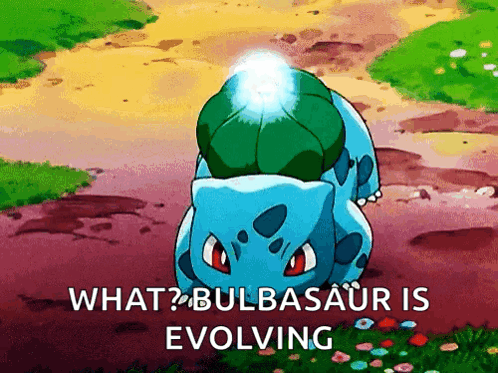 What Bulbasaur Is Evolving GIF