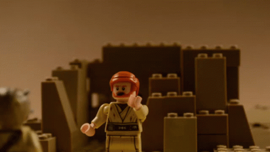 What Can I Say Lego GIF