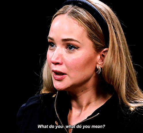 What Do I Mean Jennifer Lawrence GIF