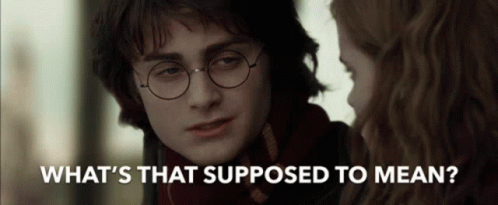 What Do You Mean Funny Harry Potter GIF