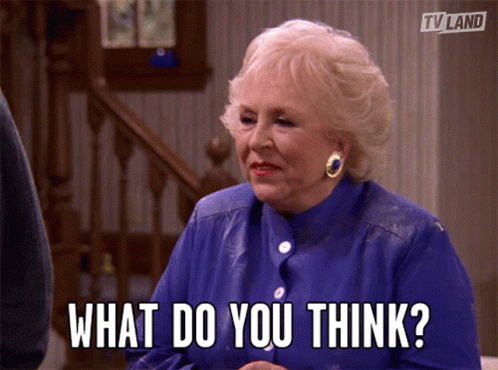 What Do You Think Doris Roberts GIF