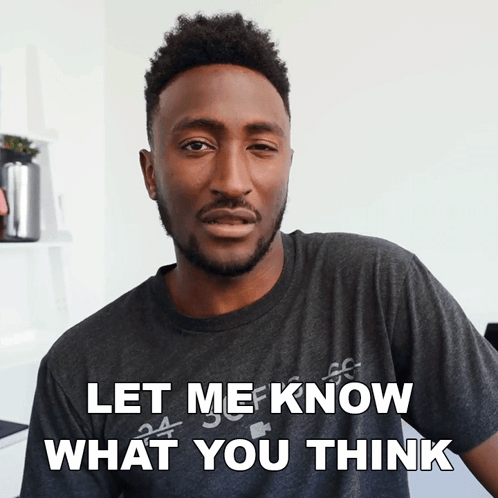 What Do You Think Marques Brownlee GIF