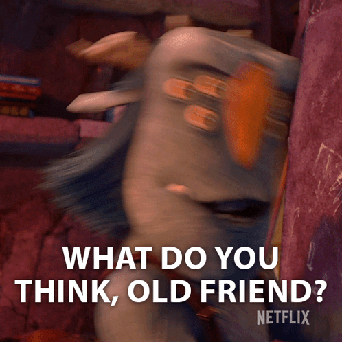 What Do You Think Old Friend Blinky GIF