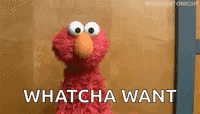 What Do You Want Elmo Meme GIF