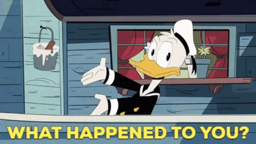 What Happened To You Donald Duck GIF