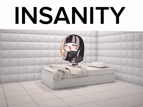 What Insanity Feels Inside The White Room GIF
