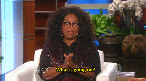 What Is Going On Confused Oprah Winfrey GIF