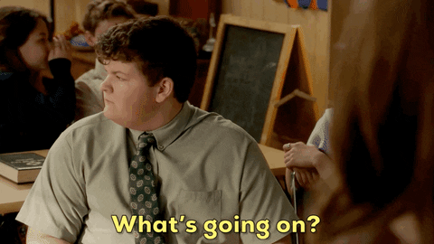What Is Going On Confused Student GIF