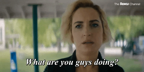 What Is Going On Disoriented Lady GIF