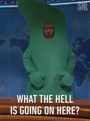 What Is Happening Eddie Murphy Mascot GIF