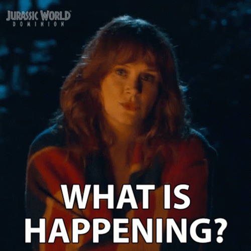 What Is Happening Bryce Dallas Howard GIF
