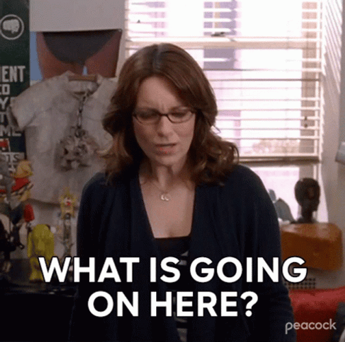 What Is Happening Tina Fey GIF