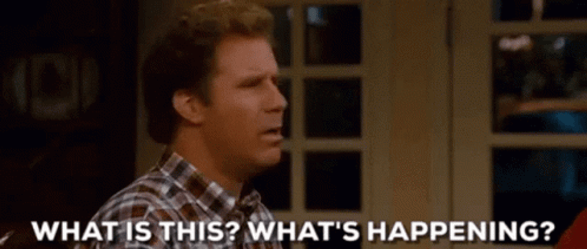 What Is Happening Will Ferrell GIF