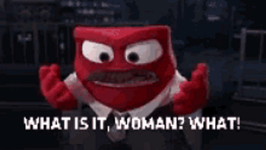 What Is It Woman Inside Out Anger GIF
