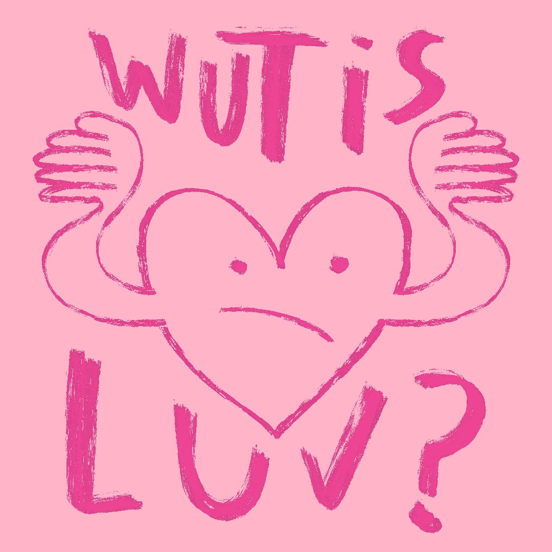 What Is Love Animated Text GIF