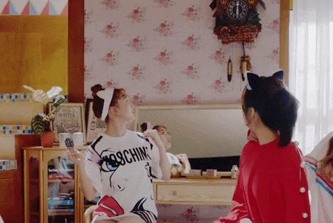 What Is Love Music Video Bedroom GIF