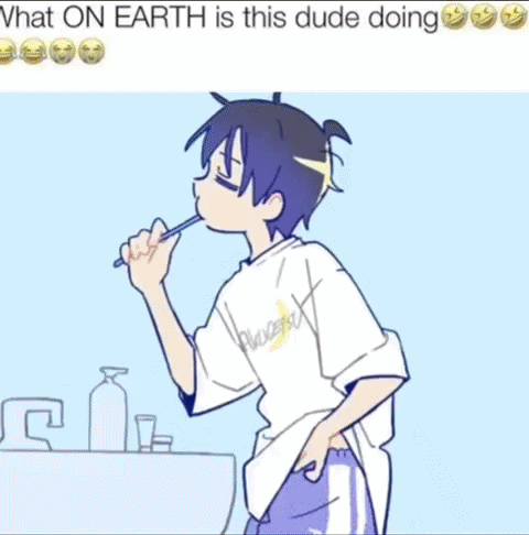 What On Earth Is This Dude Doing With A Picture Of A Boy GIF