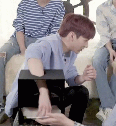 What's In The Box Touching Item Blindly GIF