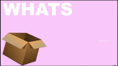 What's In The Box Peeking Head Animation GIF