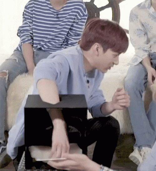 What's In The Box Touching Item Blindly GIF