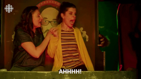 What The Haunted House Halloween GIF