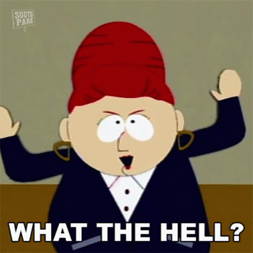 What The Hell Sheila Broflovski South Park GIF