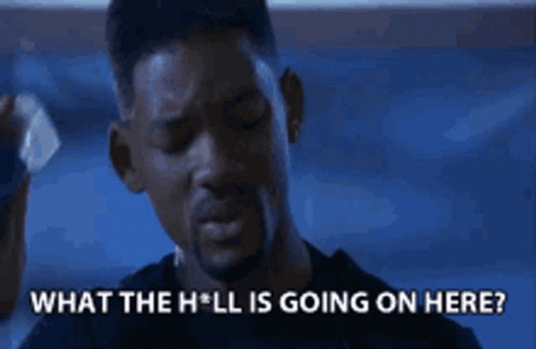 What The Hell Is Going Here Will Smith GIF