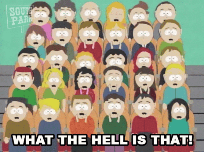 What The Hell Is That South Park Choir GIF